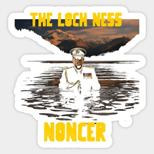 Loch Ness noncer Sticker